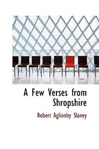A Few Verses from Shropshire