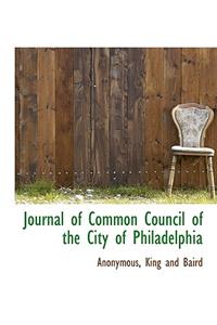 Journal of Common Council of the City of Philadelphia