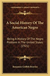 Social History Of The American Negro