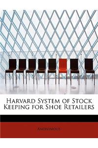 Harvard System of Stock Keeping for Shoe Retailers