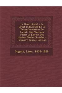 Le Droit Social