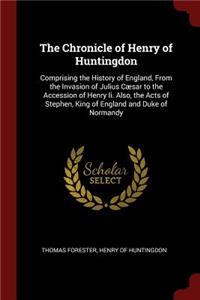 Chronicle of Henry of Huntingdon