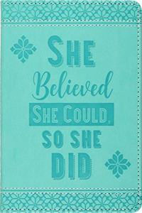 SM Jrnl Artisan She Believed(teal)