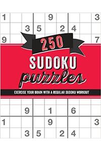 250 Sudoku Puzzles: Exercise Your Brain with a Regular Sudoku Workout (250 Puzzles)