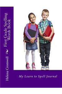 First Grade Spelling Words Book