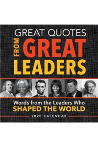 2020 Great Quotes from Great Leaders Boxed Calendar