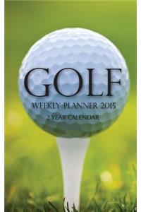 Golf Weekly Planner 2015