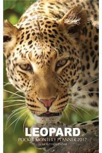 Leopard Pocket Monthly Planner 2017