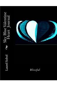 Sky Blue Valentine Heart Journal
