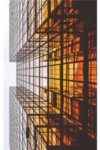Notebook - Postmodern Urban Architecture: Diary, Journal (College Ruled, Matte Cover, Cream Paper)