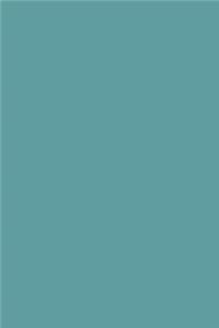Journal Cadet Blue Color Simple Plain Cadet Blue