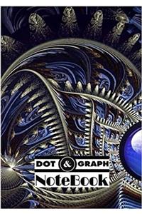 Abstrakciya Notebook: Pocket Notebook / Journal / Diary; Dot-grid, Graph