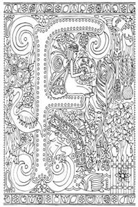 Color My Cover Journal - Creative Alphabet - F