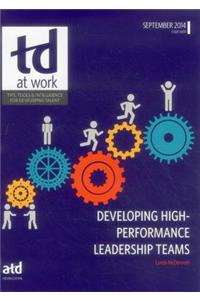 Developing High Performance Leadership Teams