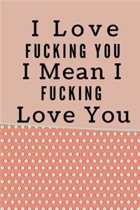 I Love Fucking You I Mean I Fucking Love You