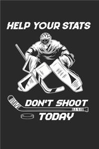 Ice Hockey Goalie Notebook - Team Journal Planner