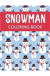 Snowman Coloring Book