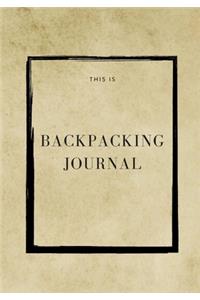 Backpacking Journal