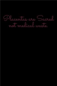 Placentas are Sacred not Medial Waste