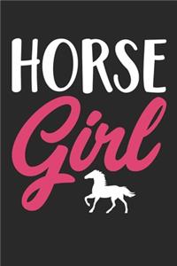 Horse Notebook - Horse Girl - Gift for Horse Riders, Equestrians And Horse Lovers - Horse Riding Diary - Horse Riding Writing Journal