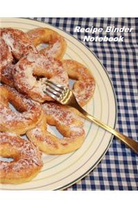 Recipe Binder Notebook