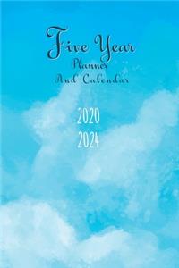 2020-2024 Five Year Planner And Calendar