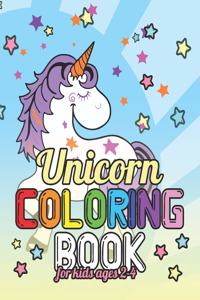 Unicorn Coloring Book for Kids Ages 2-4