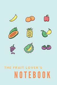 The fruit lover's Notebook: Pineapple gift for fruit lovers, women and children - Lined notebook/journal/diary/logbook