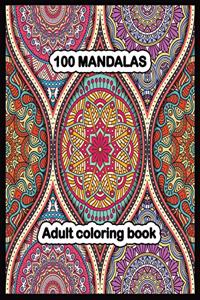 100 MANDALAS Adult coloring book