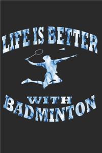 Badminton Notizbuch
