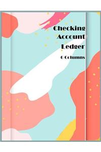 Checking Account Ledger 6 Columns