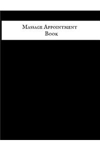 Massage Appointment Book