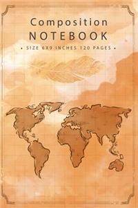 Composition Notebook Size 6x9 Inches 120 Pages