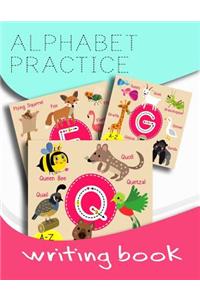 Alphabet Practice Writing Book