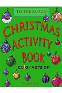 Christmas Activity Book- Color Version