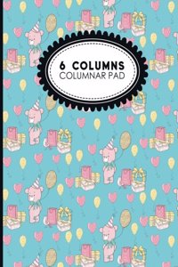 6 Columns Columnar Pad