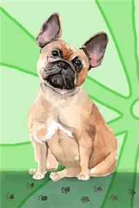 Journal Notebook For Dog Lovers, French Bulldog Sitting Pretty 4