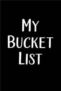 My Bucket List