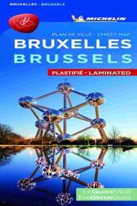 Michelin Brussels City Map - Laminated