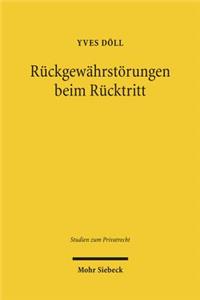 Ruckgewahrstorungen beim Rucktritt