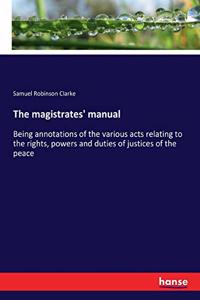 magistrates' manual