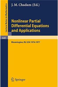 Nonlinear Partial Differential Equations and Applications