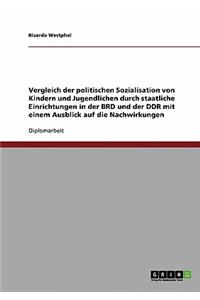 Vergleich der politischen Sozialisation von Kindern und Jugendlichen durch staatliche Einrichtungen in der BRD und der DDR mit einem Ausblick auf die Nachwirkungen