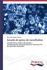 Secado de gotas de nanofluidos