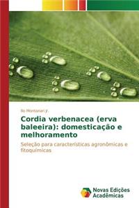 Cordia verbenacea (erva baleeira)