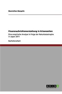 Finanznachrichtenerstattung in Krisenzeiten