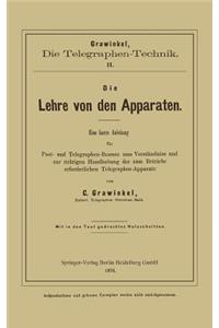 Die Lehre von den Apparaten