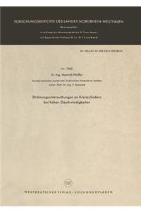 Strömungsuntersuchungen an Kreiszylindern bei hohen Geschwindigkeiten