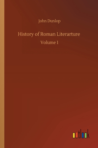 History of Roman Literarture