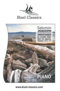 Variationen im ernsten Style über ein eigenes Thema, Opus 40